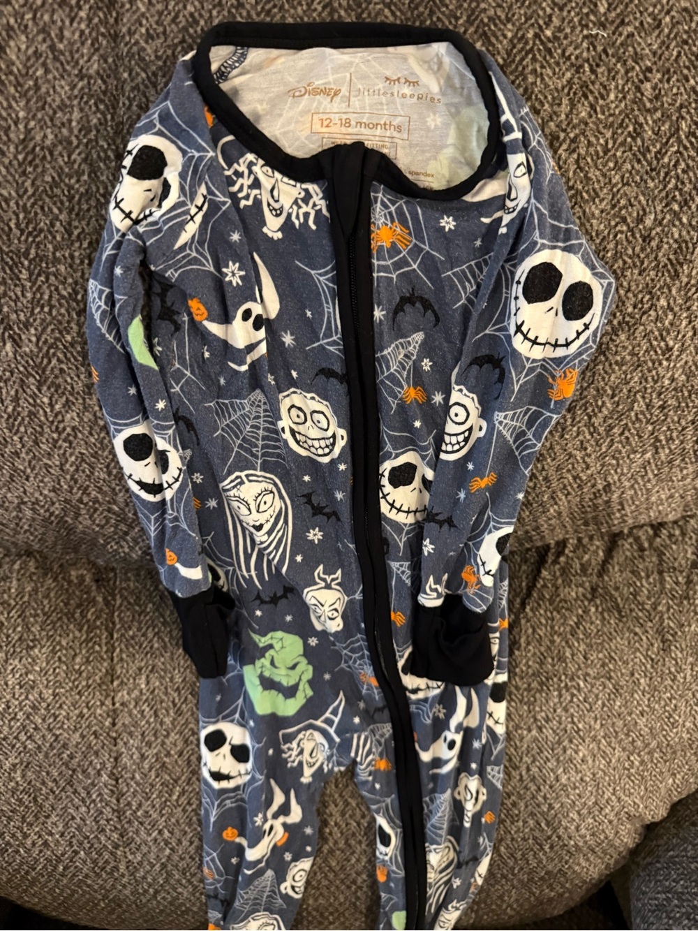 Little Sleepies blue nightmare before Christmas